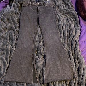 Black high rise flare jeans size US 12 waist size 31 length 31, never worn